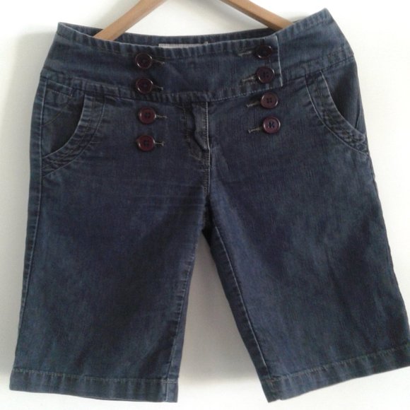 AMERICAN RAG Sailor Button Style pocketed (5) Walking shorts - Size 5 - Picture 1 of 8